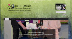 Desktop Screenshot of 5elementsveterinary.com